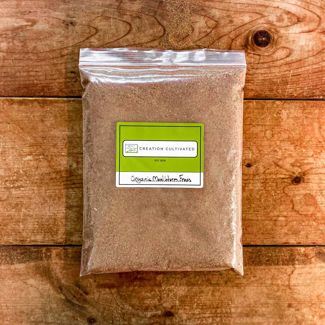Organic Mealworm Frass / 100 Natural Fertilizer / Soil Booster