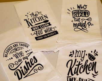 Funny Flour Sack/Tea Towels