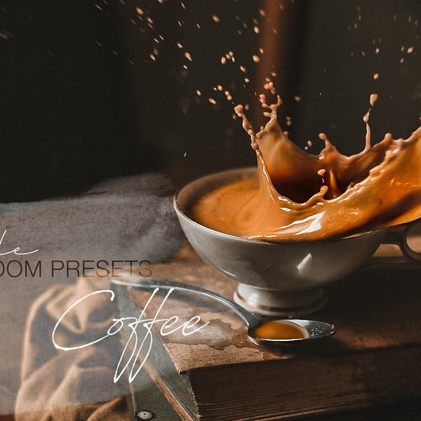 COFFEE PRESETS 5 Lightroom Mobile Presets for Bloggers, Photographers and Instagram