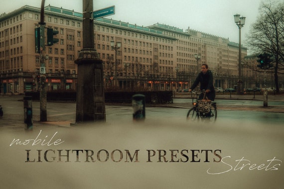 STREETS PRESETS 10 Lightroom Mobile Presets geeignet für Streetphotography