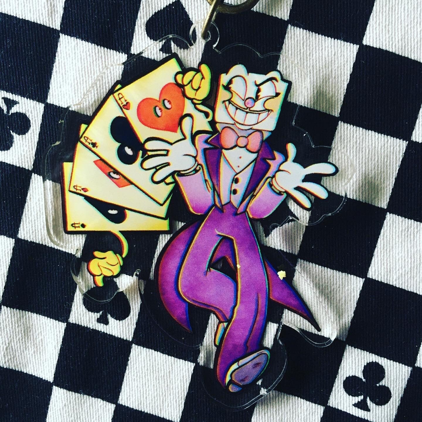 Cuphead King Dice & Spades Card  Character design, Dice tattoo, Cards