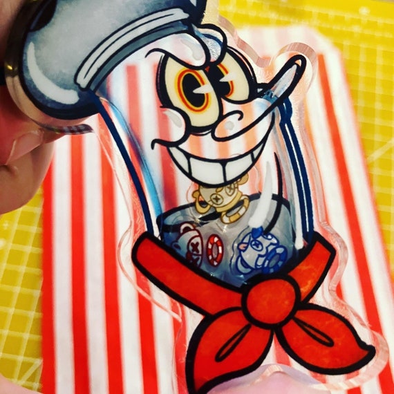 Cuphead - Devil x King Dice Pin for Sale by -RotaS