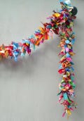 Recycled Sari Fabric Tinsel/Garland - Assorted Colors product logo