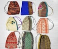 Recycled Silk Bags 25 PCS Set - using recycled sari fabric and made by upskilled, empowered women product logo