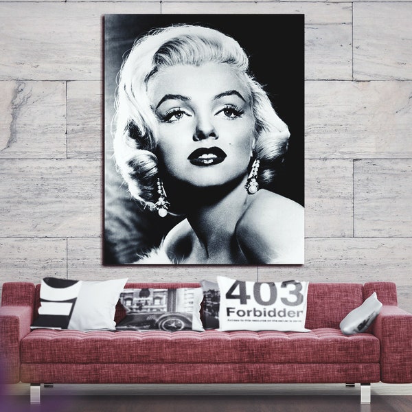 Marilyn Monroe Printable Poster, Marilyn Monroe Decor, Marilyn Monroe Digital File, 4:5 Ratio for 4"x5", 8"x10", 16"x20", 24"x30" Frames
