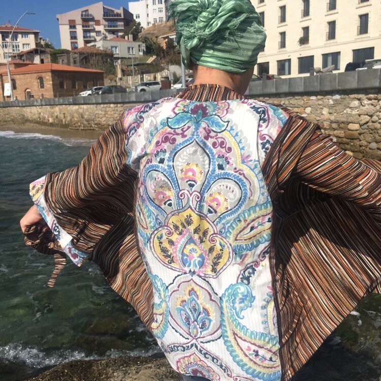 Summer Kimono Jacket Bymasha Kimono Beach , Boho Kimono Kaftan Poncho