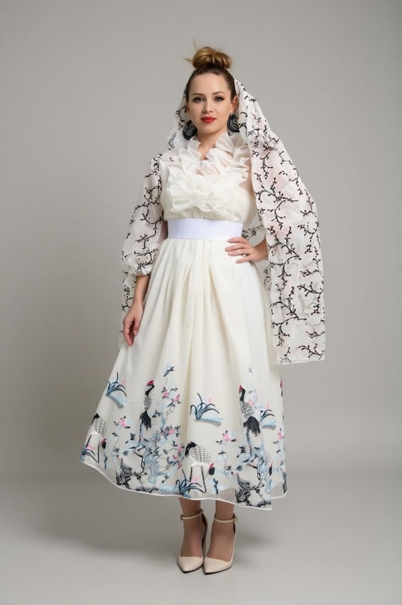 kimono sleeve bridesmaid dress Draped and Kimono Sleeve Viscose Satin Long Dress – John Paul Ataker