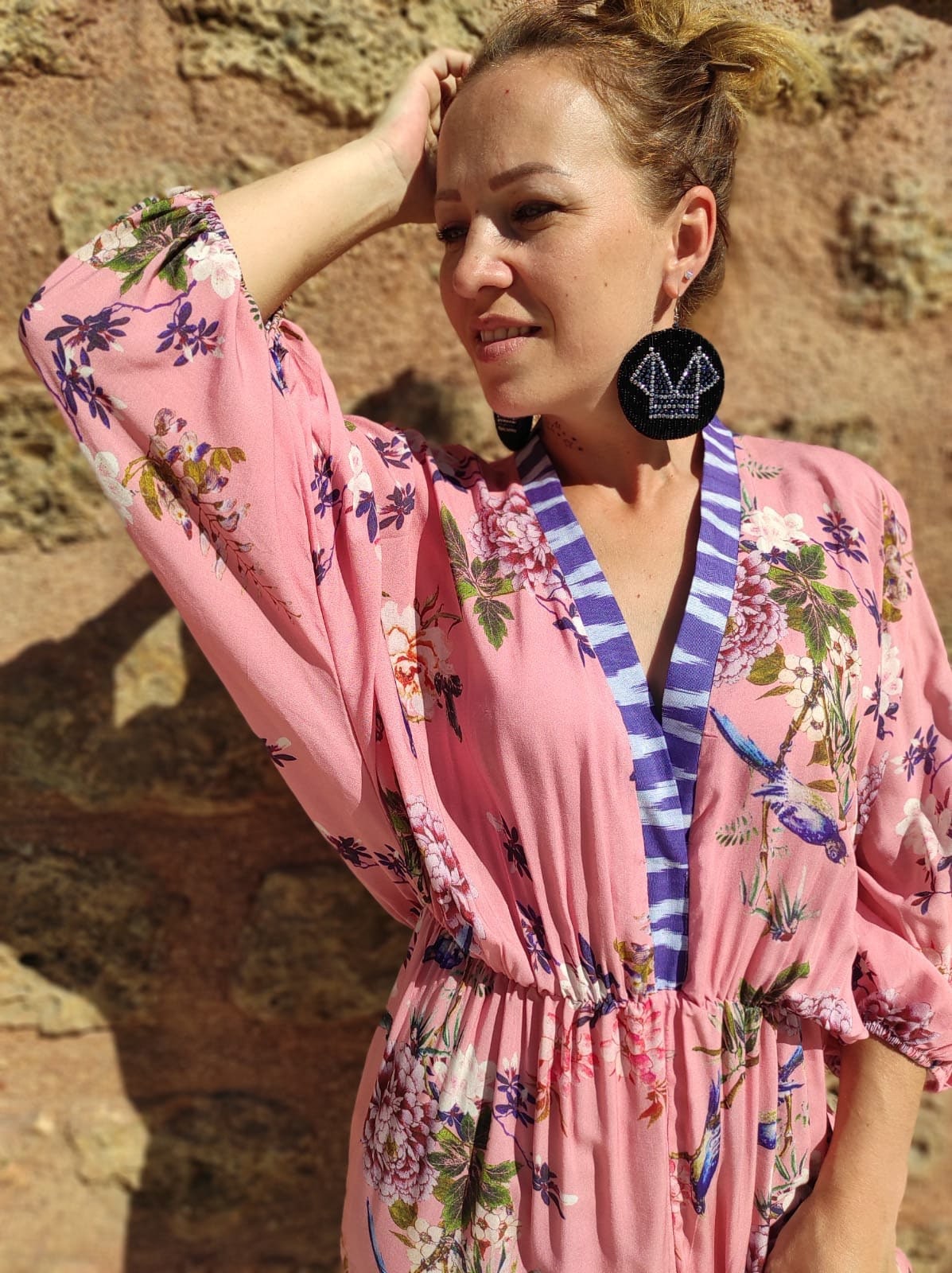 Cotton Kimono Dress. Kimono Dress Beach Dress Summer Kimono Unique Gift