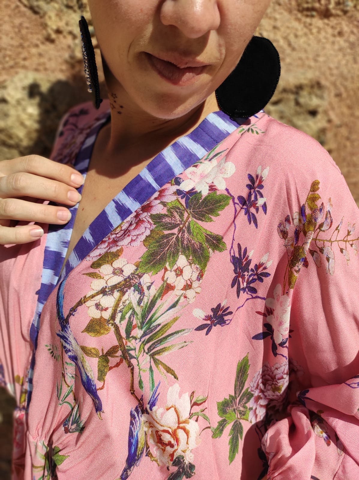 Cotton Kimono Dress. Kimono Dress Beach Dress Summer Kimono Unique Gift