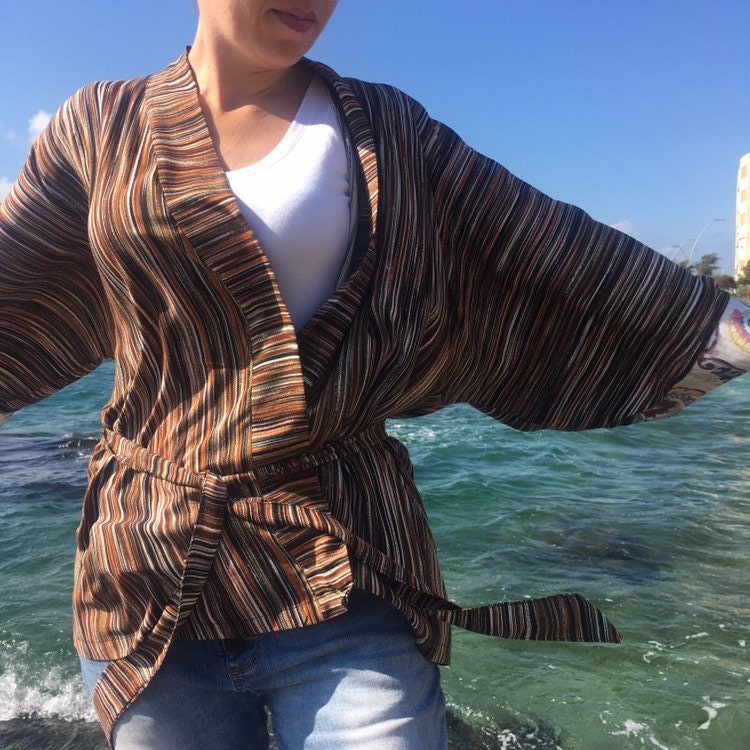 Summer Kimono Jacket Bymasha Kimono Beach , Boho Kimono Kaftan Poncho