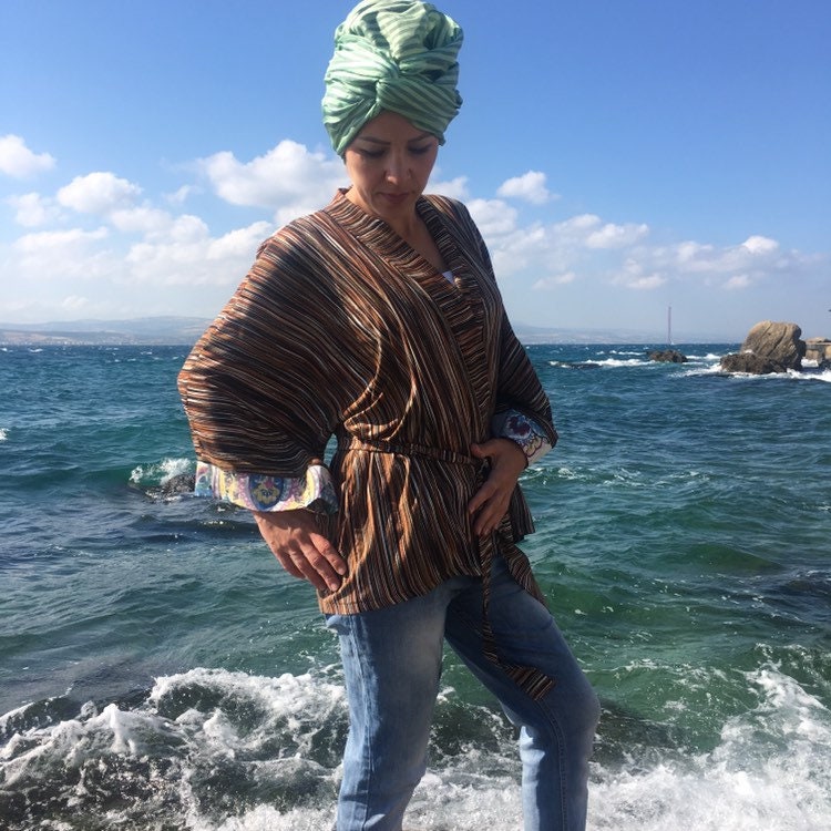 Summer Kimono Jacket Bymasha Kimono Beach , Boho Kimono Kaftan Poncho