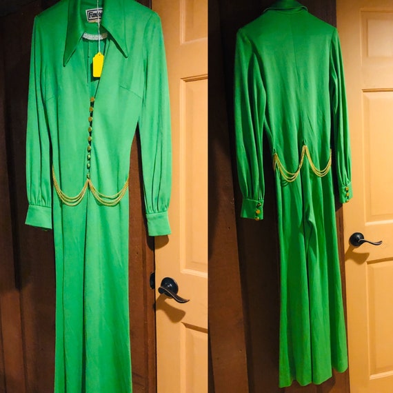 1970s "Funky" Brand Polyester Jumpsuit