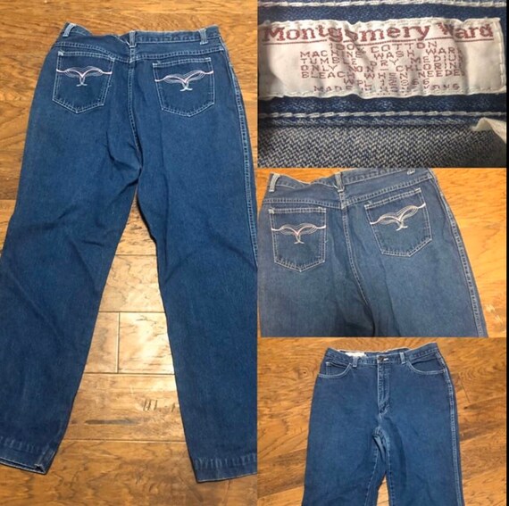 Early 1980s Montgomery Ward Denim, Vintage Size 18