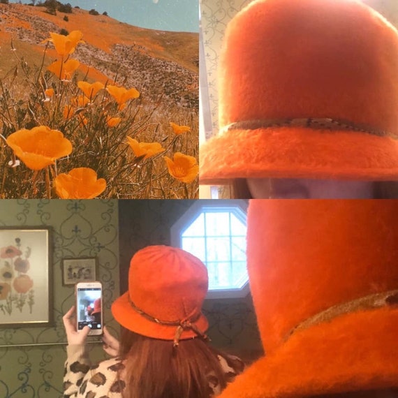 1960s Doris Original Elegante Faux Fur Bucket/Alpi