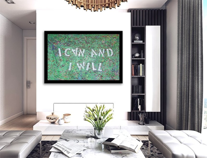 COA Signed I Can and I Will Giclee Print on Paper Limited Edition