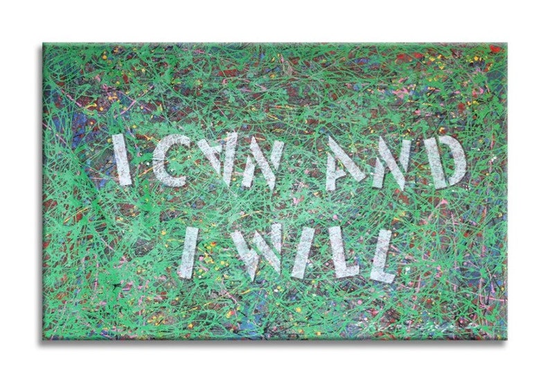 COA Signed I Can and I Will Giclee Print on Paper Limited Edition