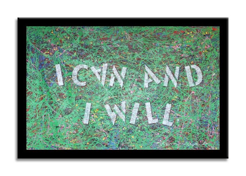COA Signed I Can and I Will Giclee Print on Paper Limited Edition