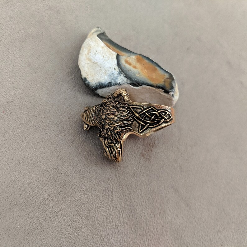 Viking Bear Ring Bronze ring Berserker