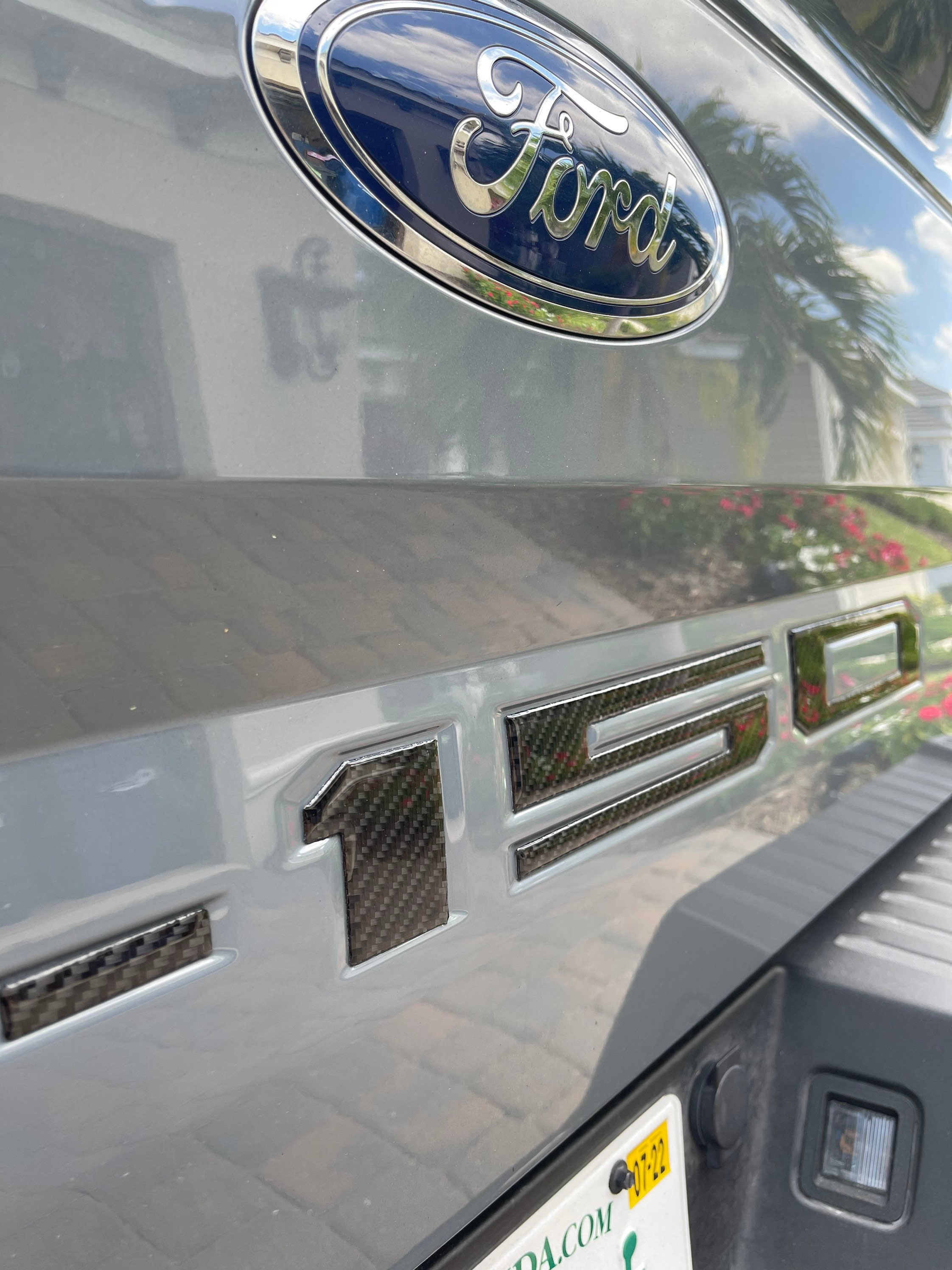 Real Carbon Fiber Tailgate Letters for Ford F150 Fits Etsy