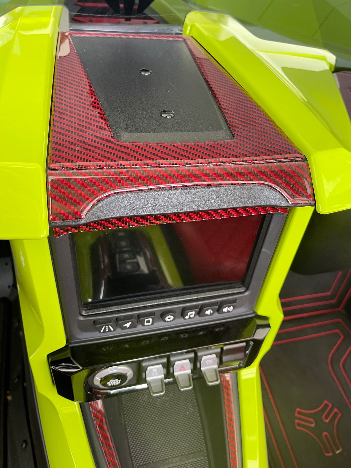 Slingshot Real Carbon Fiber Dash Kit. Fits Polaris Slingshot Etsy