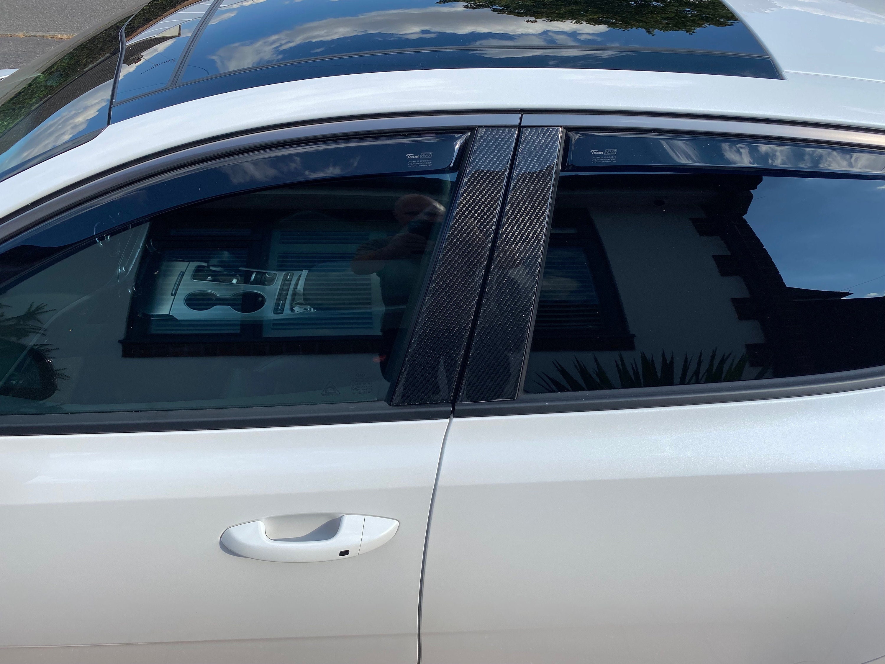 In Channel Rain Guards for Kia Stinger 2018up Full Set in Etsy