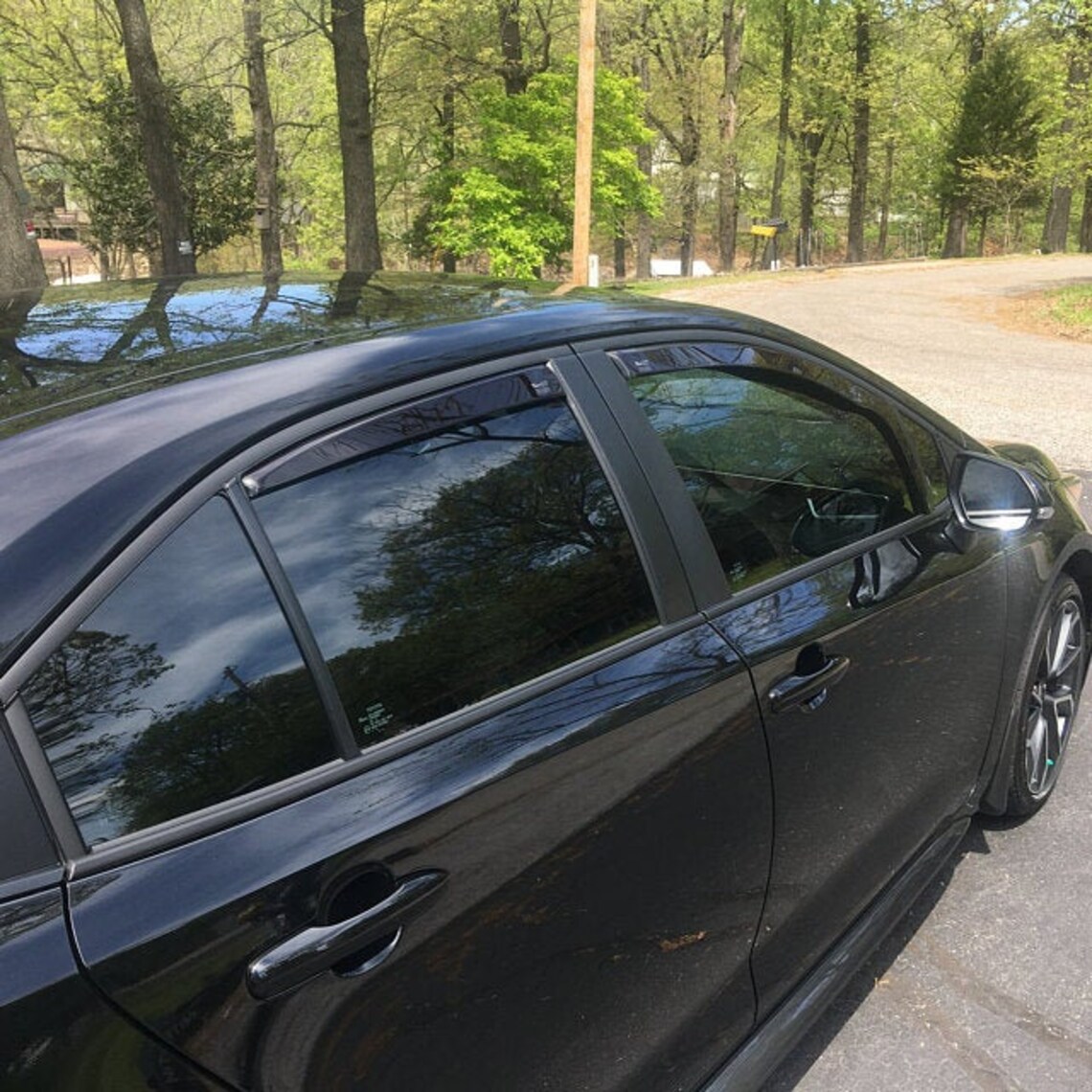 Inchannel Rain Guards for Honda CIVIC 20172021 Full Set in Etsy UK