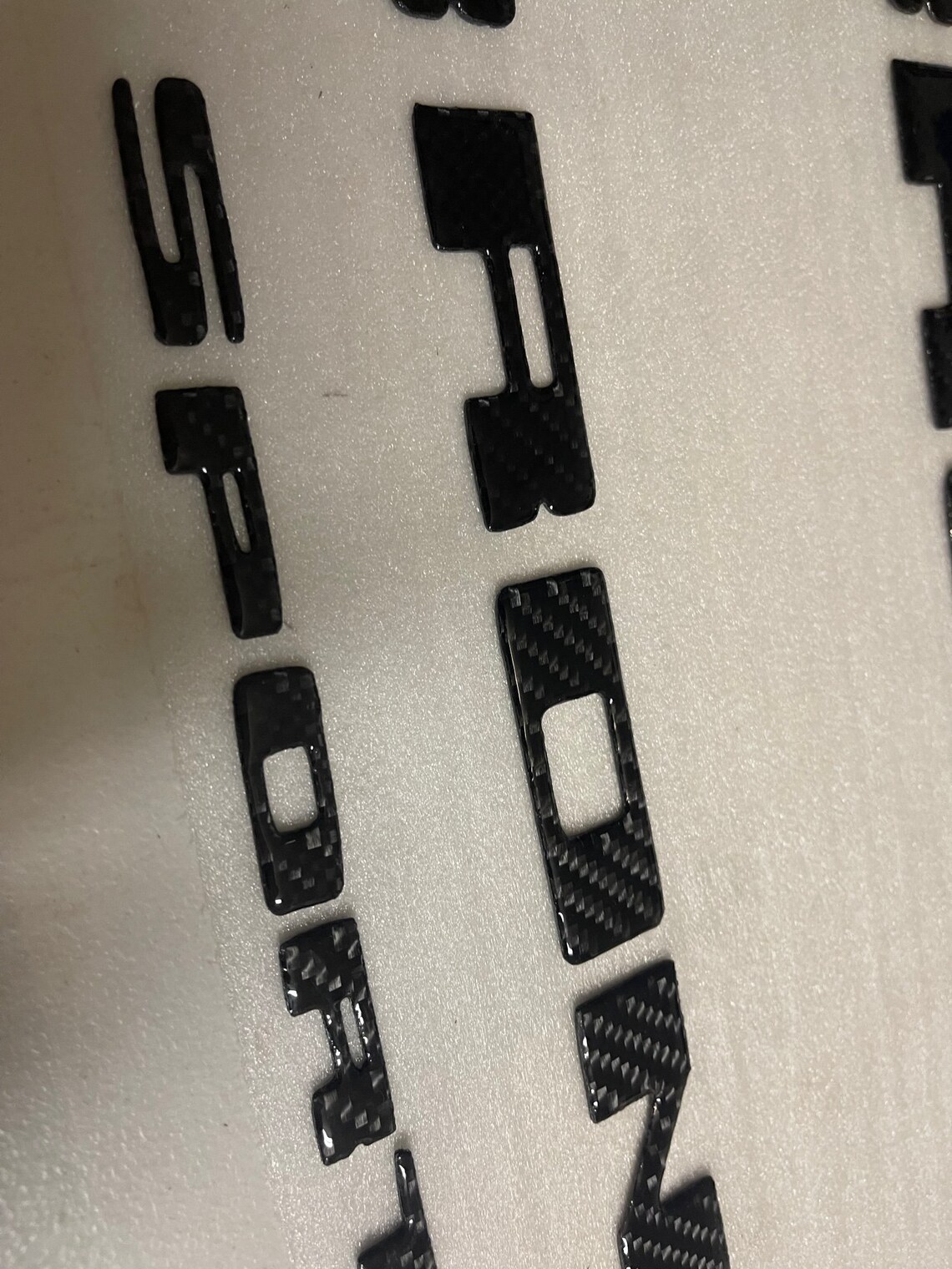 Ford Bronco Sport Carbon Fiber Letter Inserts For Front Grille Etsy 