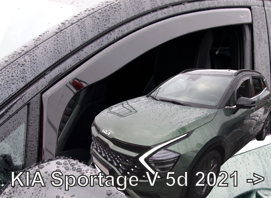 In-channel Rain Guards for Kia Sportage 2023-UP Fronts Only in