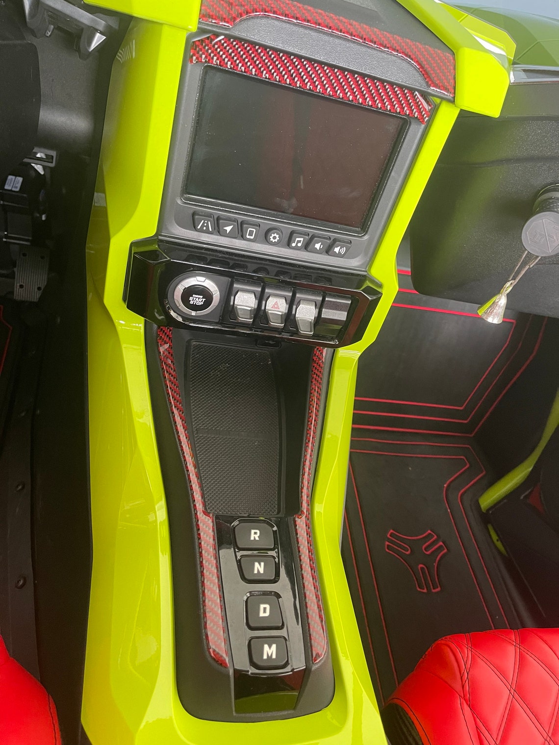 Slingshot Real Carbon Fiber Dash Kit. Fits Polaris Slingshot Etsy