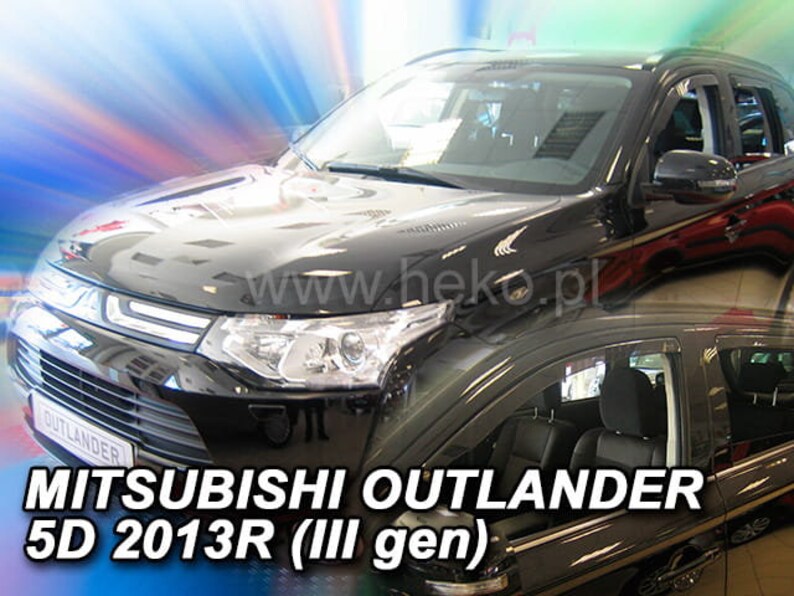 Mitsubishi Outlander Inchannel Rain Guards Fits 20142020 Etsy