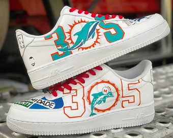 custom miami dolphins shoes