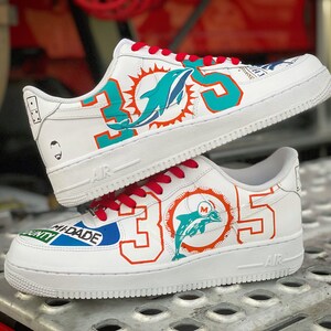 Miami Dolphins Air Force 1 Custom Kicks 