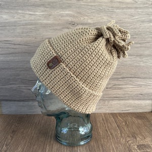 Handmade Crochet Fun Fringe Pom Pom Beanie Hat