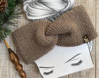 Handmade Twist Crochet Ear Warmer, Warm Headband