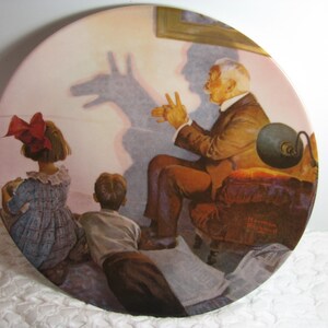 Norman Rockwell  Collectors Plate "The Shadow Artist"