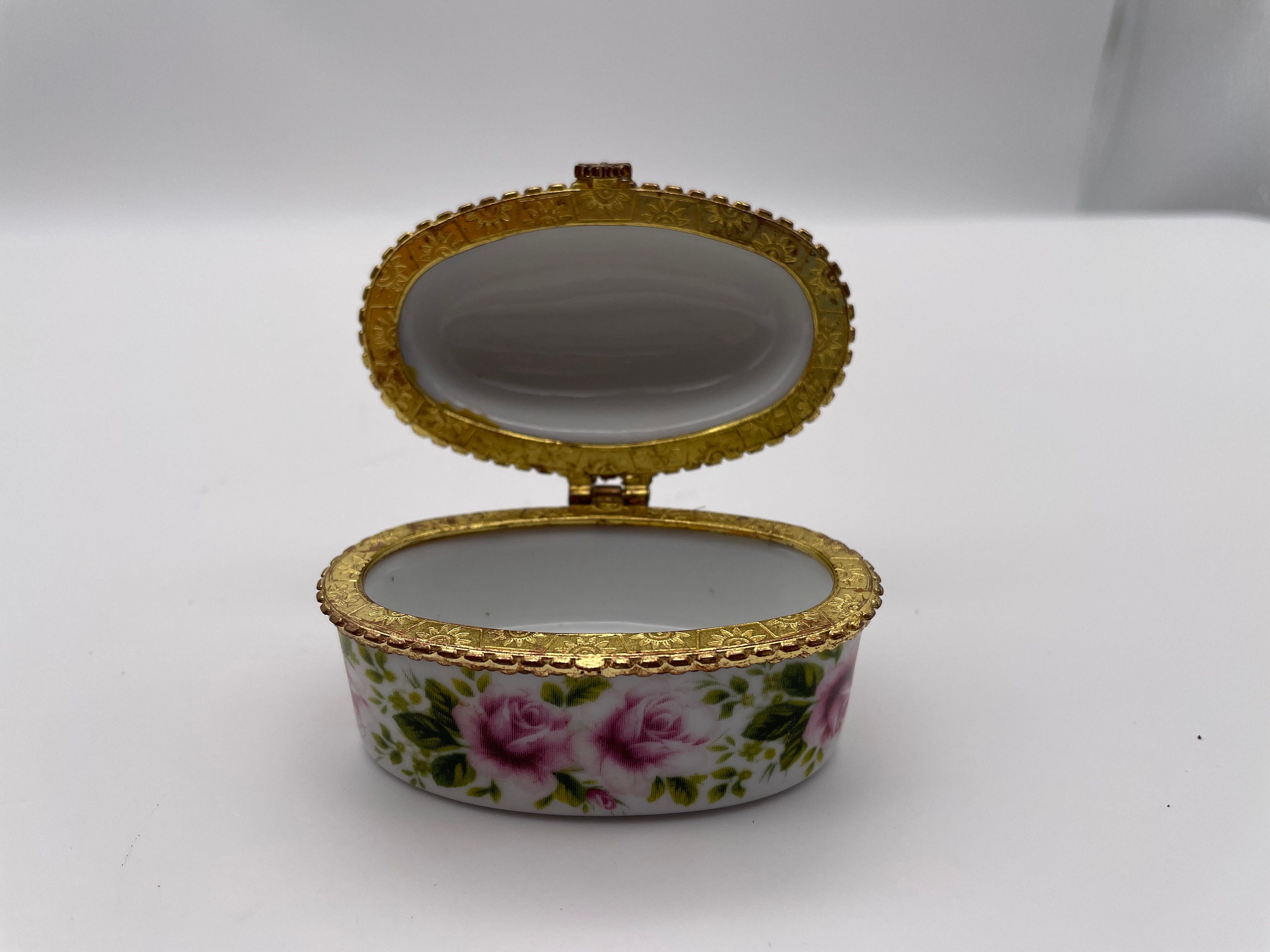 Imperial Porcelain Manufactory の小物入れ Imperial Porcelain Trinket Box - Etsy