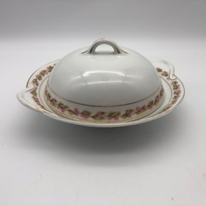 Limoges Butter Dish with Cover