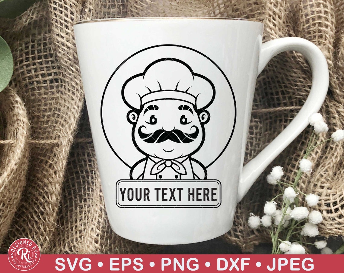 Chef Logo Svg, Chef Monogram, Restaurant Logo, Kitchen Logo, Chef ...