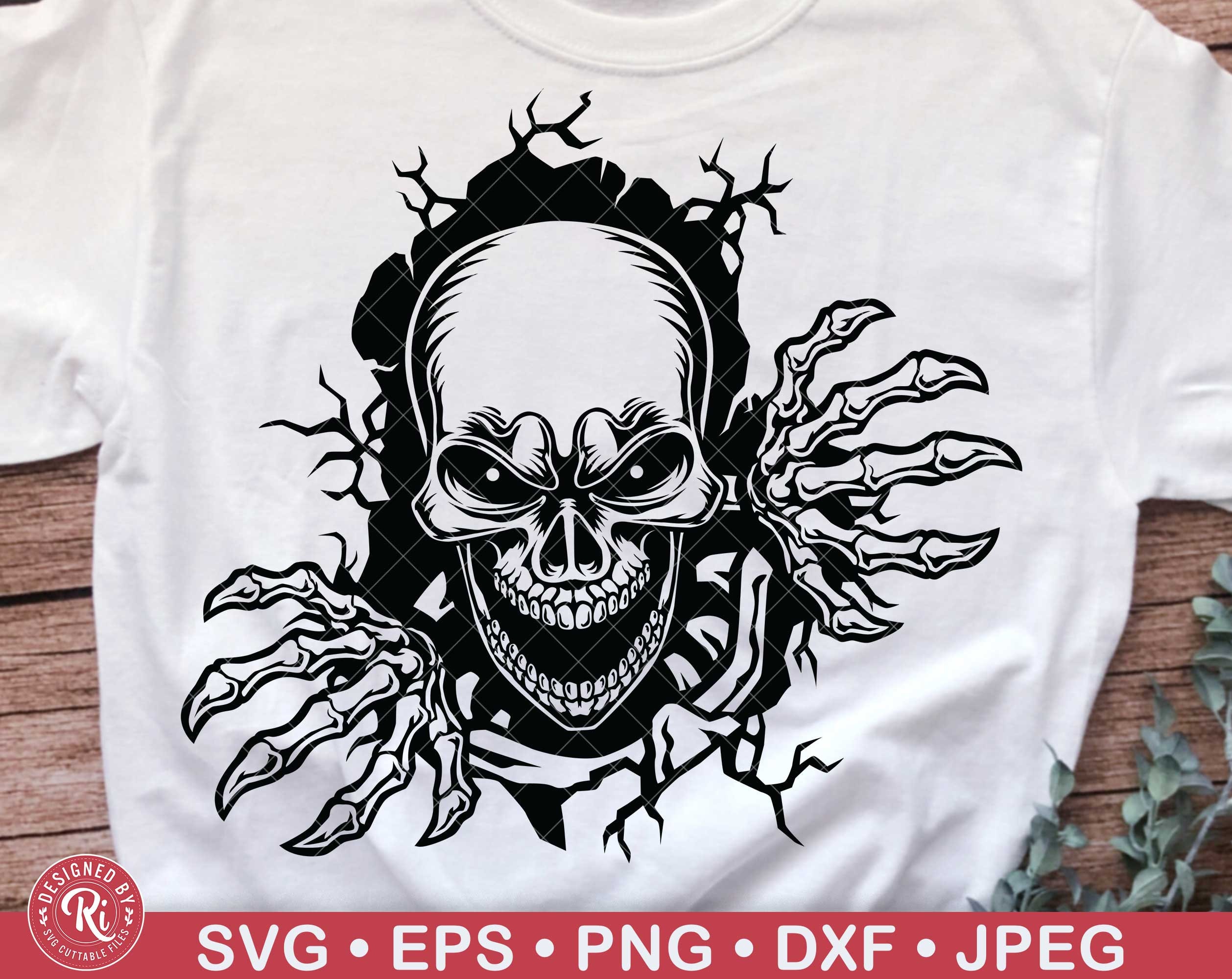 スケルトン ホラーアート Original Art by Spine Horror Monster Comic Punk Vampire