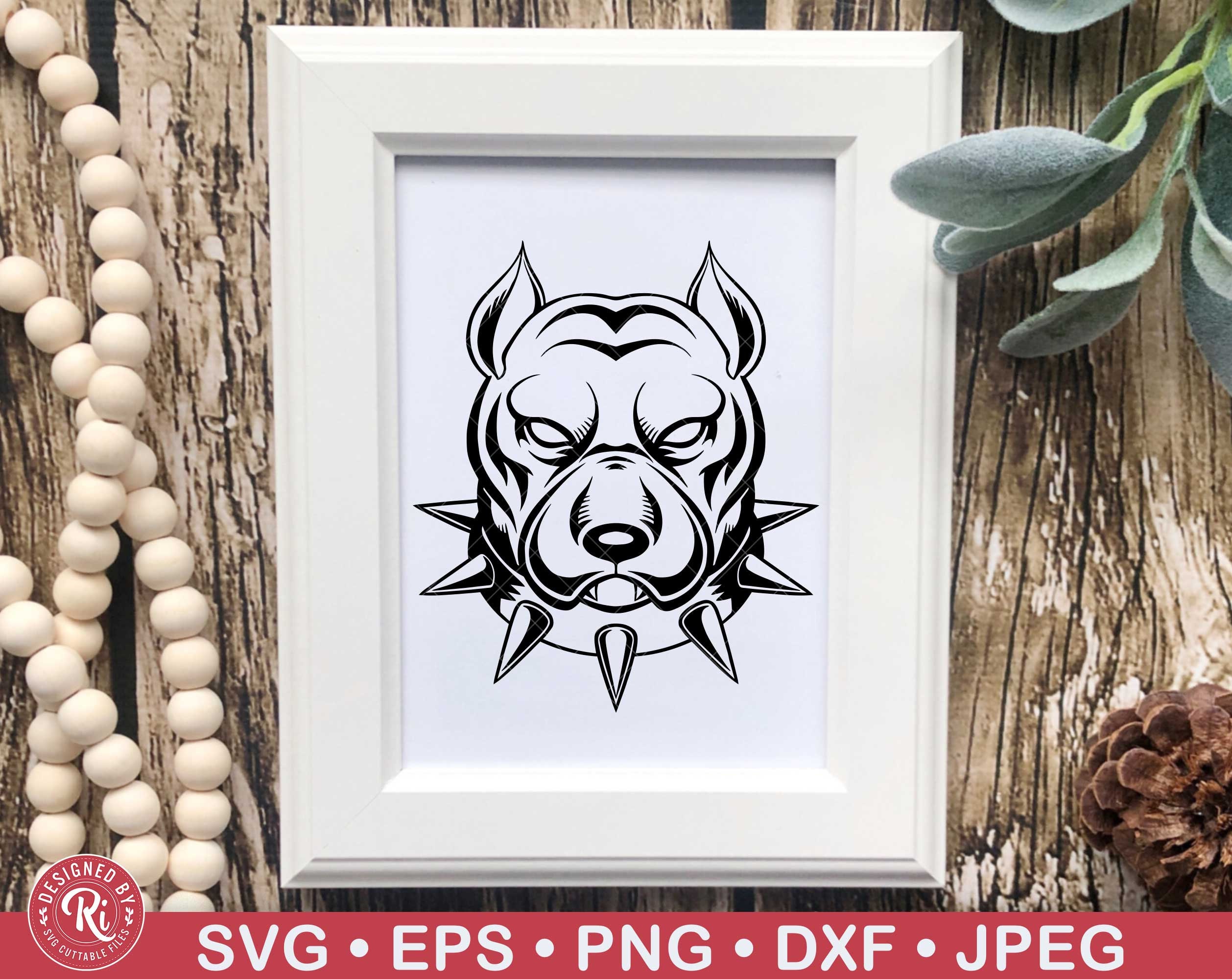 Pitbull Svg, Pitbull Dad, Pitbull Logo, Pitbull Mom, Canine