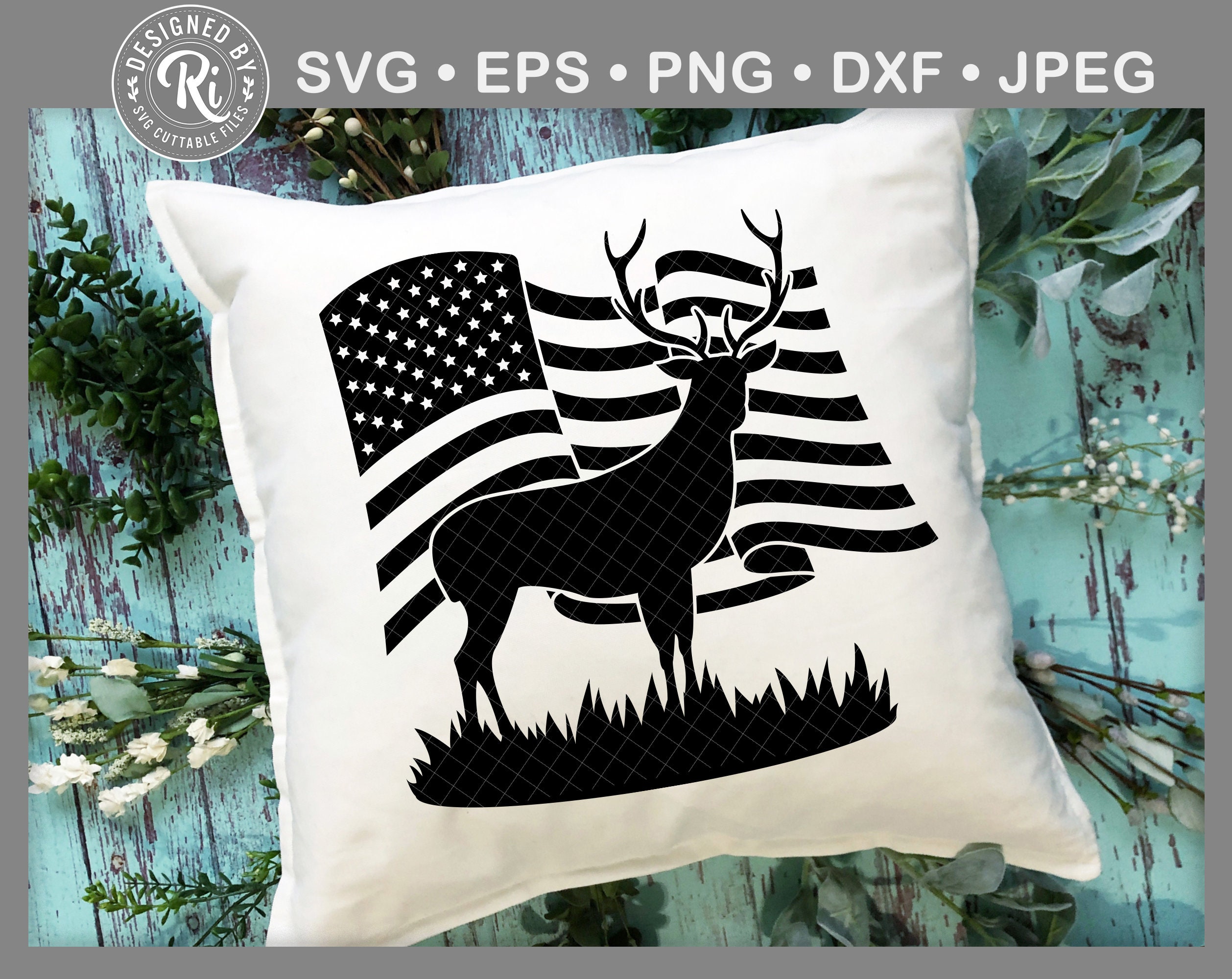 Free Free American Flag Deer Svg 134 SVG PNG EPS DXF File