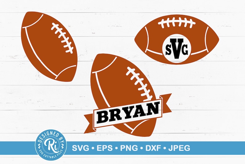 Football Logo Svg Football Templates Svg Football Icons Svg Monogram Frame Svg Football Svg Files Sports Icons Svg Sports Logos Svg