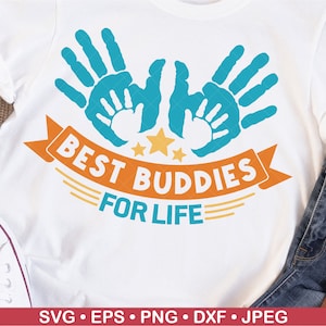 Melhores amigos para a vida SVG, presente de dia dos pais, presente de dia das mães, vovô, avô, melhor design de pai, super, camiseta, png, arquivo cortado, png