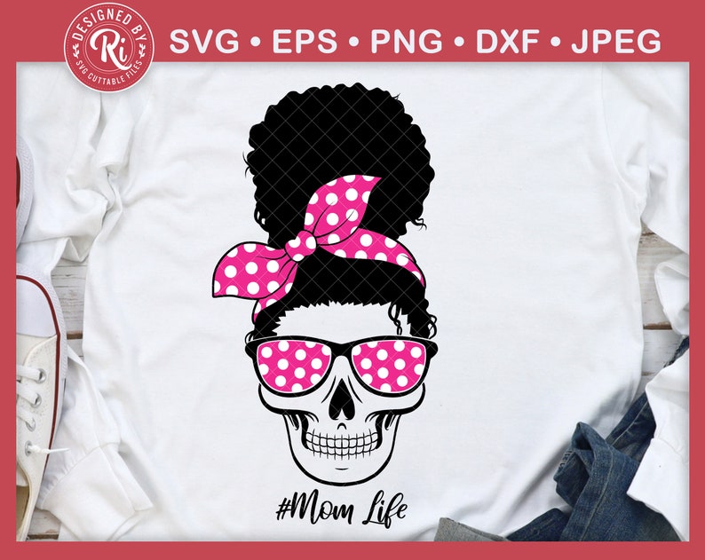 Mom Life Kid Life Svg Mom Life Skull Svg Polka Mom Life Svg - Etsy