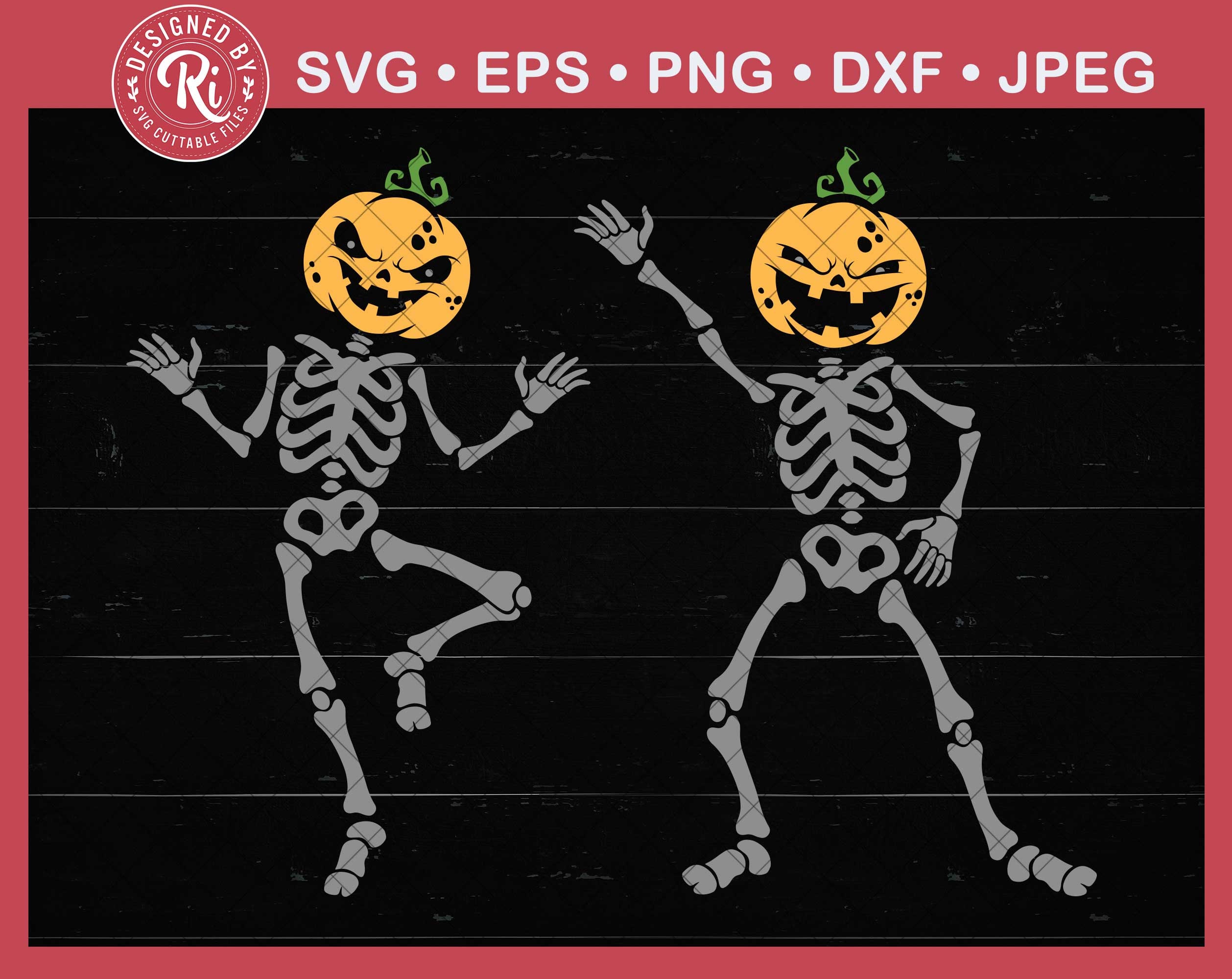 Dancing Jack Dancing Jack O' Lantern Skeletons Svg, Pumpkin Head, Horror, Funny ...