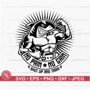 Svg, T-shirt de sport Jpg, Entraînement, Fitness, Musculation, Muscles, Logo de la salle de sport, Motivation, Exercice physique, Dxf