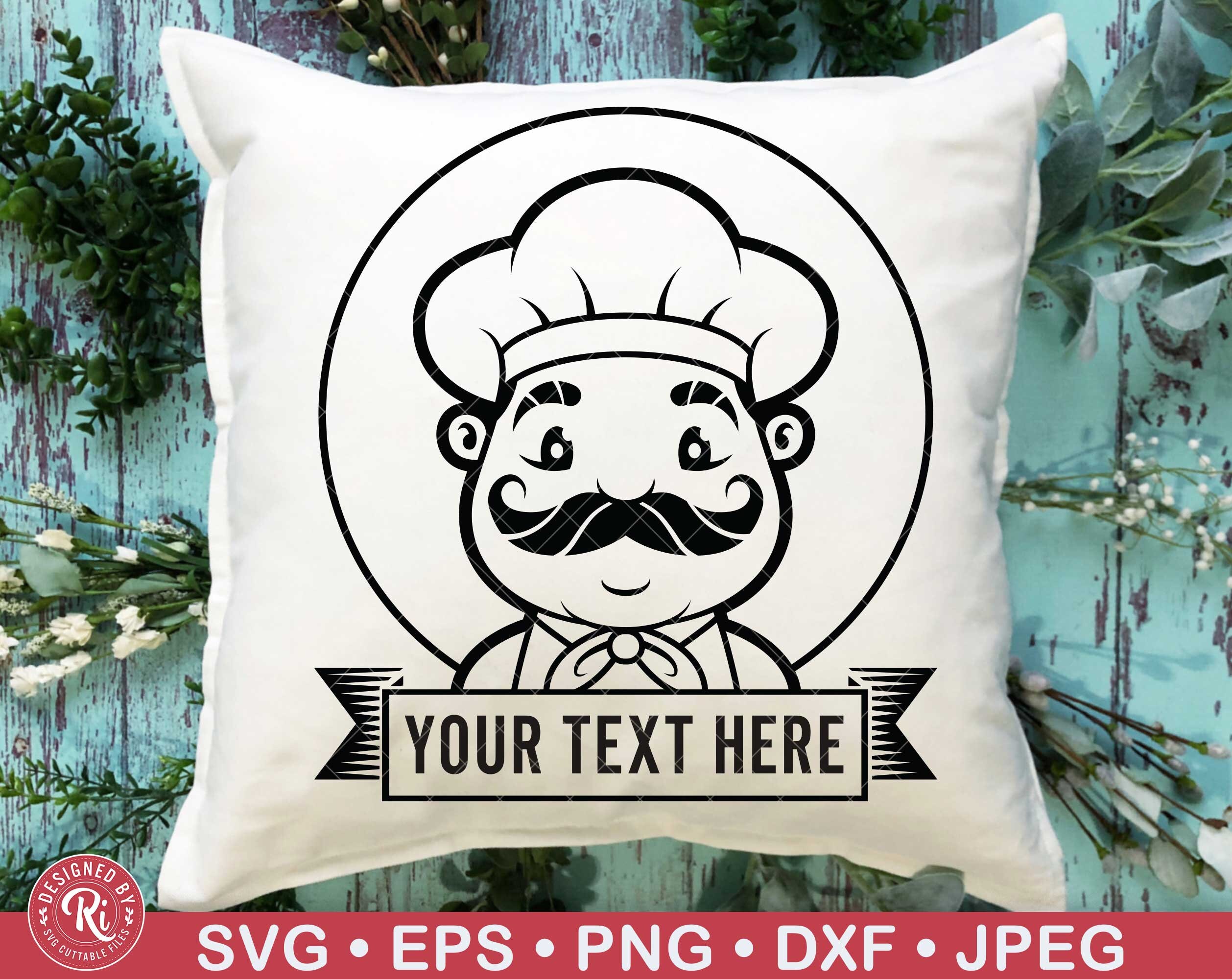 Chef Logo Svg, Chef Monogram, Restaurant Logo, Kitchen Logo, Chef ...
