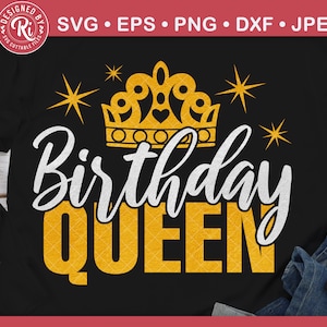 Birthday Queen Svg, Birthday Shirt Svg, Birthday Queen svg for Black Women, Afro Woman Svg, African American Woman svg, Birthday Shirt Svg