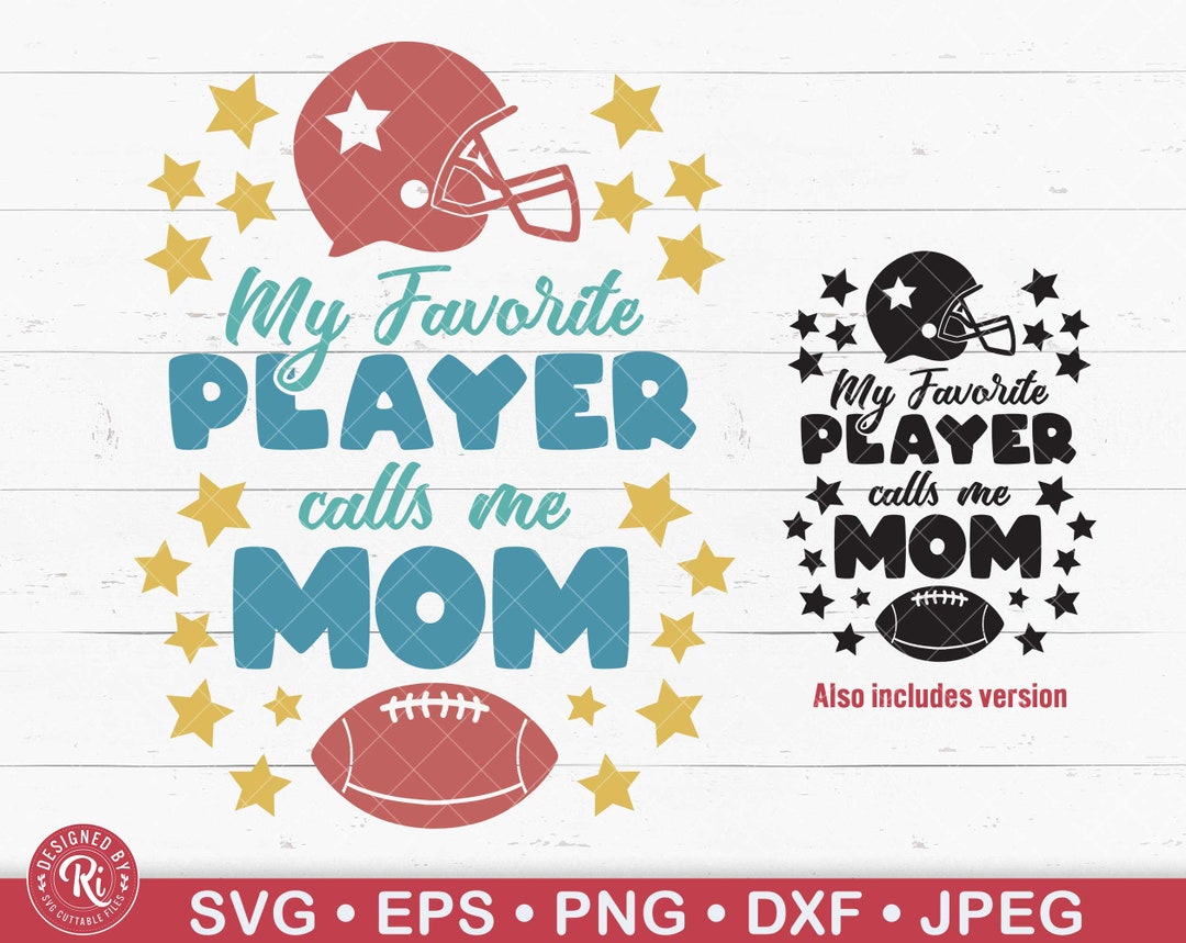 Women's Football Mom T-Shirt - "My Favorite Player Calls Me Mom", Light Grey, X-Large - View #2