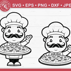 Pizza Chef Svg, Pizza Logo Svg, Pizza Svg, Pizza  Slice Svg, Chef Svg, Cooking Svg, Pizza Shirt,  Chef Logo Svg, Kitchen Logo Svg, Pizzeria
